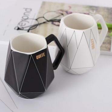 Polygonal Design Coffee Mug